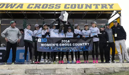 The MSU women's cross country team claimed its first national championship in 2014, earning four all-america honors.