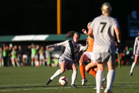 Senior Kelli Timar came off the bench to play a critical role for the Spartans on the field.