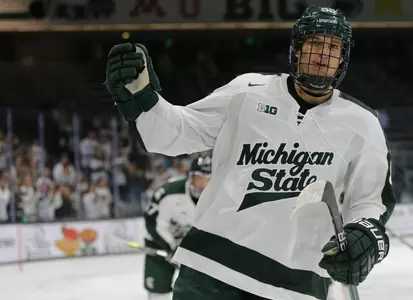 Michigan State 6, Western Michigan 4Munn Ice Arena, Oct. 20, 2017