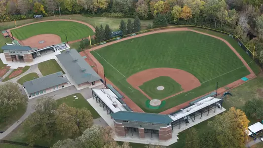 Old College Field Aerial McLane and Secchia Stadiums