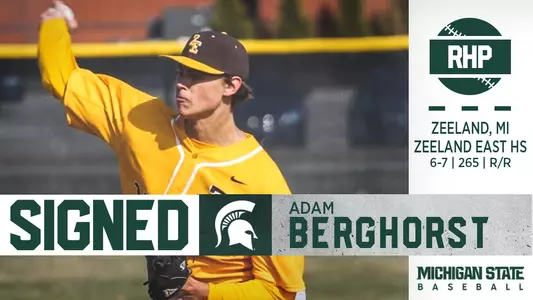 Adam Berghorst signee graphic