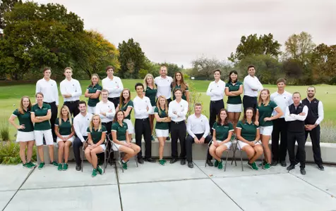 2017-18 men's and women's golf combined team photo