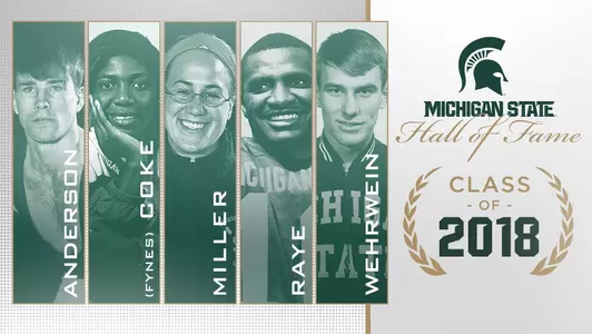 2018 Athletics Hall of Fame Class Group Graphic