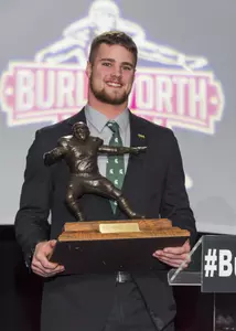 Kenny Willekes Burlsworth Trophy winner