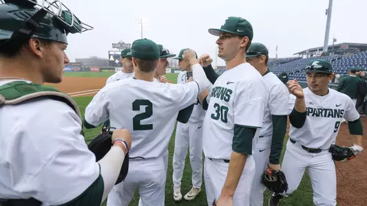 Team huddle at Greenville