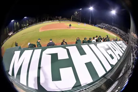 Baseball Michigan State dugout