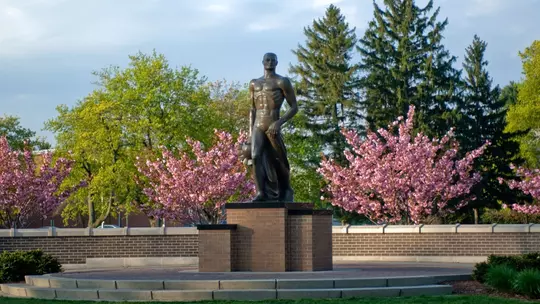 Sparty statue