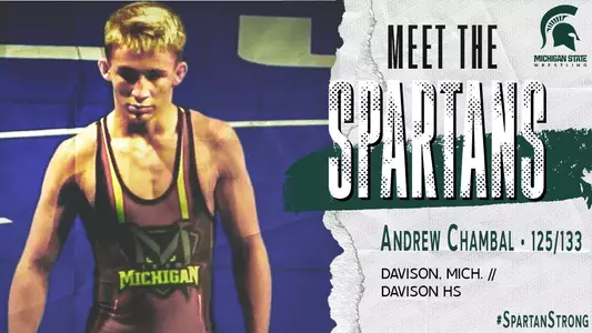 Andrew Chambal Meet the Spartans graphic