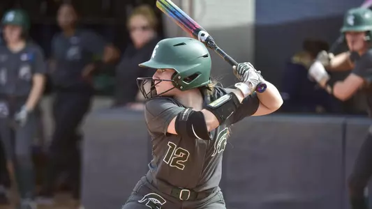 MIAMI, FL - FEBRUARY 9: Michigan State University vs Syracuse University softball during the Felsberg Invitational on February 9, 2020 in Miami, Florida. (Photo by Eric Espada/Michigan State University)