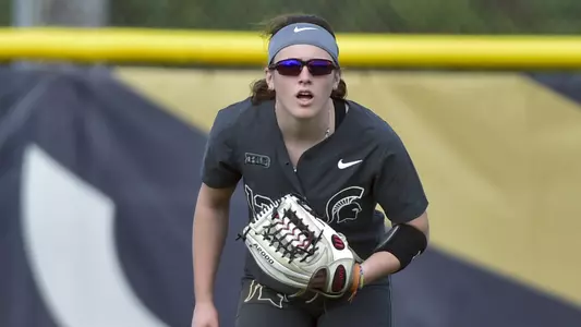 MIAMI, FL - FEBRUARY 9: Michigan State University vs Syracuse University softball during the Felsberg Invitational on February 9, 2020 in Miami, Florida. (Photo by Eric Espada/Michigan State University)