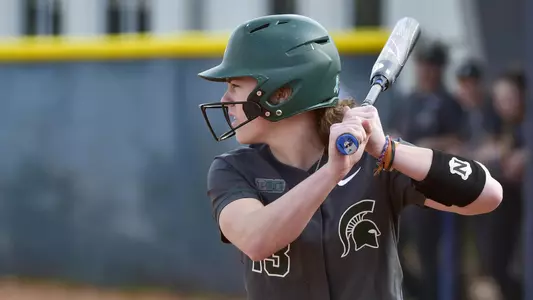 MIAMI, FL - FEBRUARY 9: Michigan State University vs Syracuse University softball during the Felsberg Invitational on February 9, 2020 in Miami, Florida. (Photo by Eric Espada/Michigan State University)