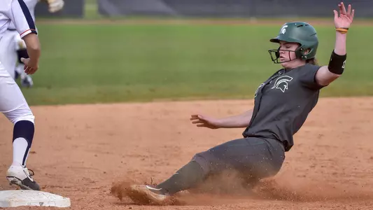 MIAMI, FL - FEBRUARY 9: Michigan State University vs Syracuse University softball during the Felsberg Invitational on February 9, 2020 in Miami, Florida. (Photo by Eric Espada/Michigan State University)