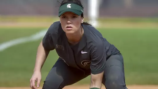MIAMI, FL - FEBRUARY 9: Michigan State University vs Syracuse University softball during the Felsberg Invitational on February 9, 2020 in Miami, Florida. (Photo by Eric Espada/Michigan State University)