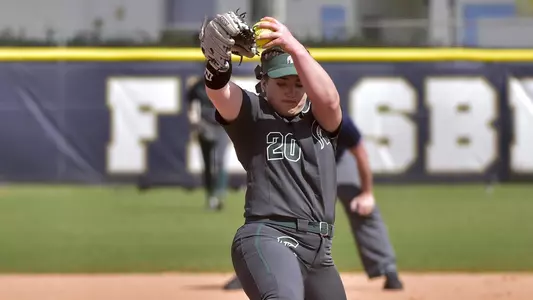 MIAMI, FL - FEBRUARY 9: Michigan State University vs Syracuse University softball during the Felsberg Invitational on February 9, 2020 in Miami, Florida. (Photo by Eric Espada/Michigan State University)