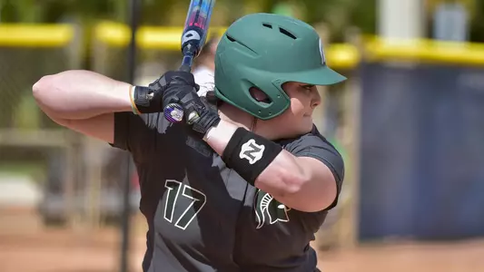 MIAMI, FL - FEBRUARY 9: Michigan State University vs Syracuse University softball during the Felsberg Invitational on February 9, 2020 in Miami, Florida. (Photo by Eric Espada/Michigan State University)