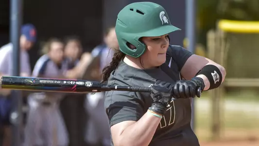 MIAMI, FL - FEBRUARY 9: Michigan State University vs Syracuse University softball during the Felsberg Invitational on February 9, 2020 in Miami, Florida. (Photo by Eric Espada/Michigan State University)