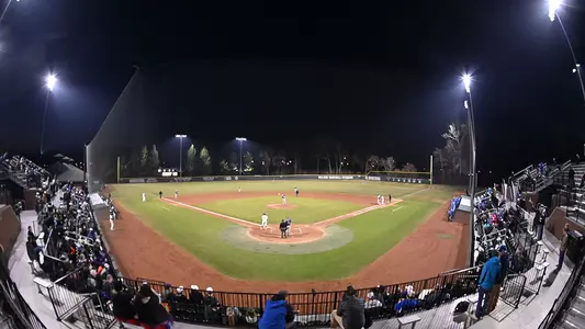Michigan State baseball hosts Indiana State for the first night game in program history, on April 5, 2019 in East Lansing. MSU wins 1-0 in ten innings. (Dale G. Young, 2019)