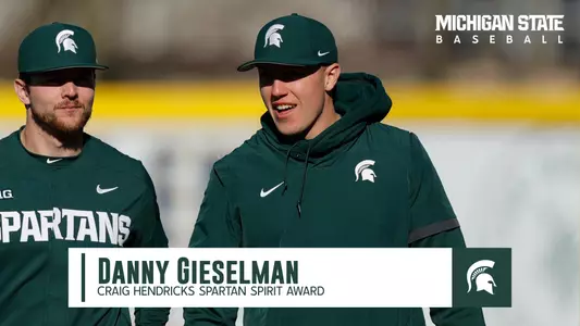 Danny Gieselman 2020 Team Award Graphic