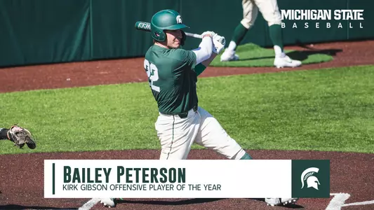 Bailey Peterson 2020 Team Award Graphic