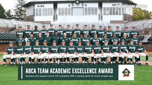 2020 ABCA Team Academic Excellence Award Graphic