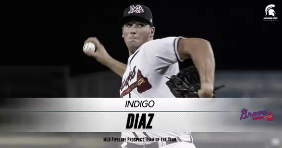 Indigo Diaz MLB Pipeline Prospect Team of the Year graphic