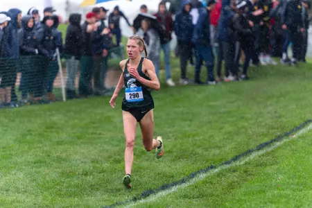 Lynsie Gram at the 2021 Big Ten Cross Country Championships