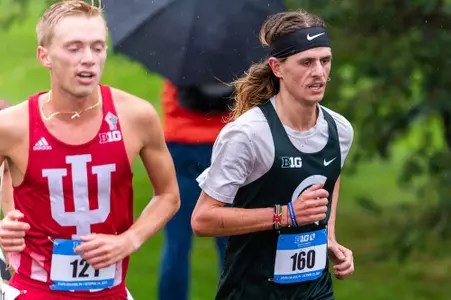 James Uhlenberg at the 2021 Big Ten Championships