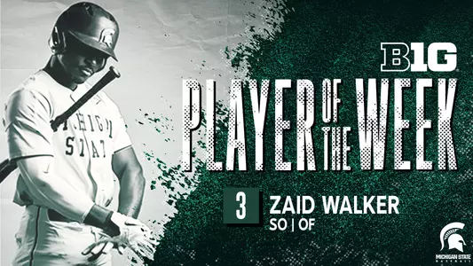 Zaid Walker B1G Player of the Week Graphic 3-10-21