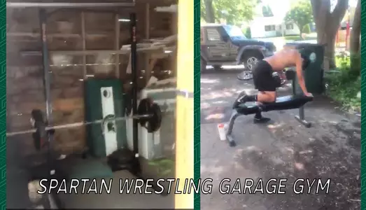 Wrestling garage gym