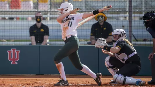 LEESBURG, FL - FEBRUARY 28: The Michigan State Spartans softball team takes on the Iowa Hawkeyes at Sleepy Hollow Sports Complex on February 28, 2021 in Leesburg, Florida.
(Ben Solomon/Michigan State Athletics)