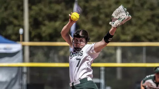 LEESBURG, FL - FEBRUARY 28: The Michigan State Spartans softball team takes on the Iowa Hawkeyes at Sleepy Hollow Sports Complex on February 28, 2021 in Leesburg, Florida.
(Ben Solomon/Michigan State Athletics)