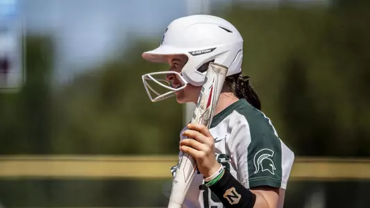 LEESBURG, FL - FEBRUARY 28: The Michigan State Spartans softball team takes on the Iowa Hawkeyes at Sleepy Hollow Sports Complex on February 28, 2021 in Leesburg, Florida.
(Ben Solomon/Michigan State Athletics)