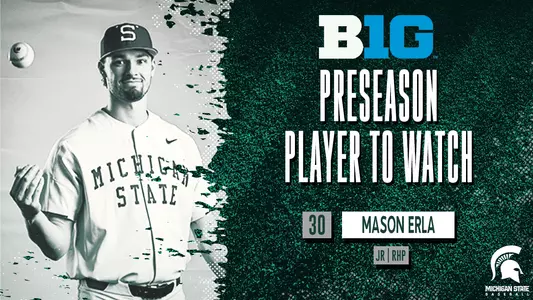Mason Erla 2021 Preseason All-B1G Graphic