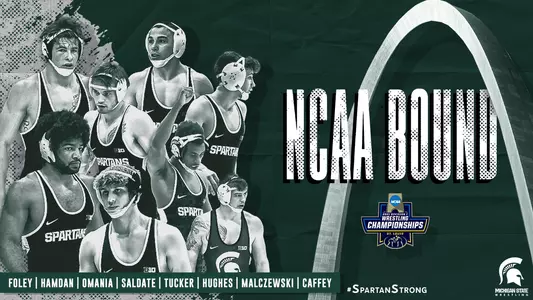 Wrestling 2021 NCAA Bound graphic