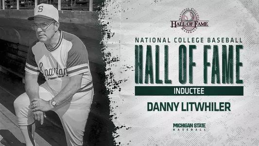 Danny Litwhiler College Baseball Hall of Fame graphic