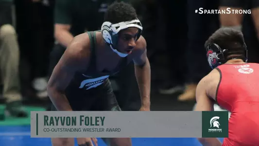 Rayvon Foley Co-Outstanding Wrestler Award Graphic