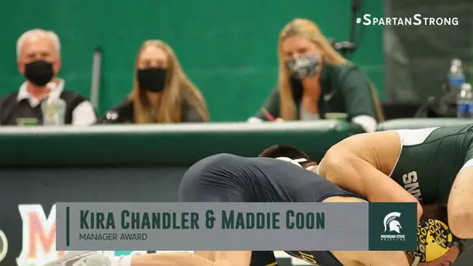 Kira Chandler and Maddie Coons Managers Award Graphic