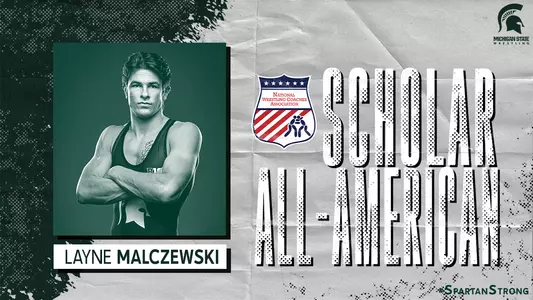 NWCA Scholar All-American Malczewski Graphic