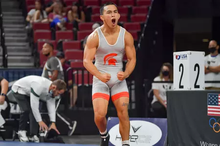 Peyton Omania at 2021 World Team Trials