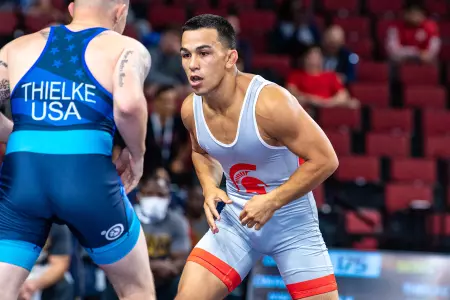 Peyton Omania in the 2021 Senior World Team Trials Semifinal