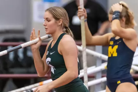 Calli Ostapowicz at the 2021 Big Ten Indoor Championships