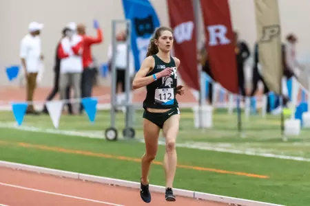 Jenna Magness at the 2021 Big Ten Indoor Championships