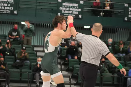 Layne Malczewski vs. Rutgers on Jan. 21, 2022