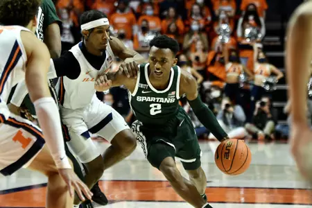 Tyson Walker at Illinois on Jan. 25, 2022