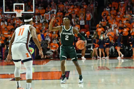 Tyson Walker at Illinois on Jan. 25, 2022