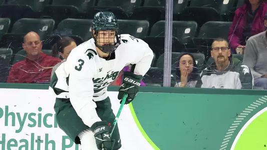 EAST LANSING, MI - NOVEMBER 5: Wisconsin V Michigan State hockey at Spartan Stadium. (Photo by Rey Del Rio)