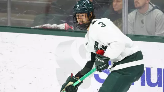 EAST LANSING, MI - NOVEMBER 5: Wisconsin V Michigan State hockey at Spartan Stadium. (Photo by Rey Del Rio)