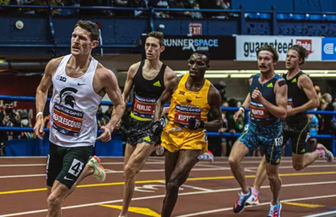 Morgan Beadlescomb at the 2022 Millrose Games