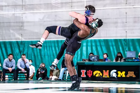 Rayvon Foley vs. Northwestern on Feb. 11, 2022