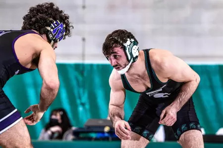 Matt Santos vs. Northwestern on Feb. 11, 2022